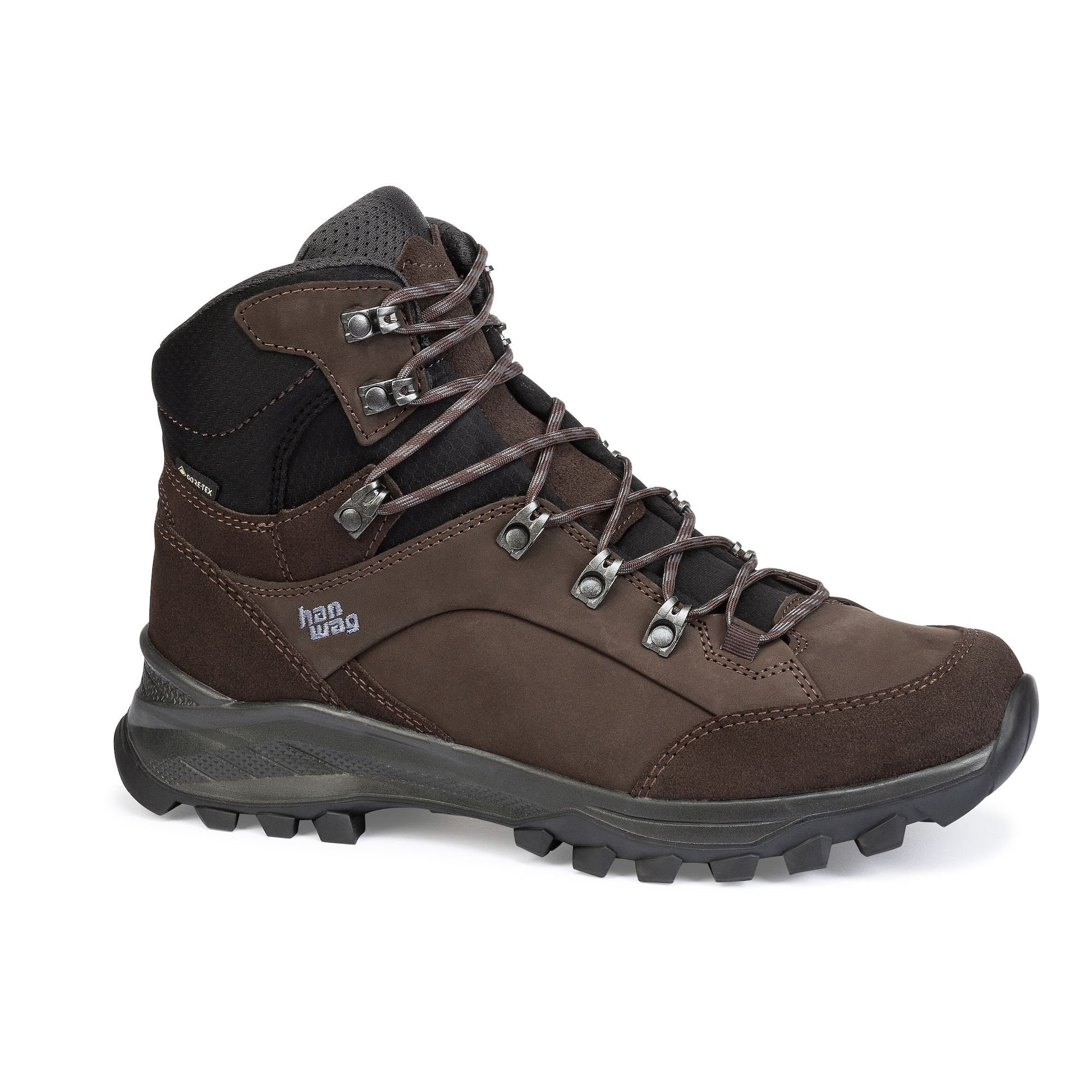 Hanwag Men's Banks GTX Hiking Boots Brown/Deep Grey ISHFM2489